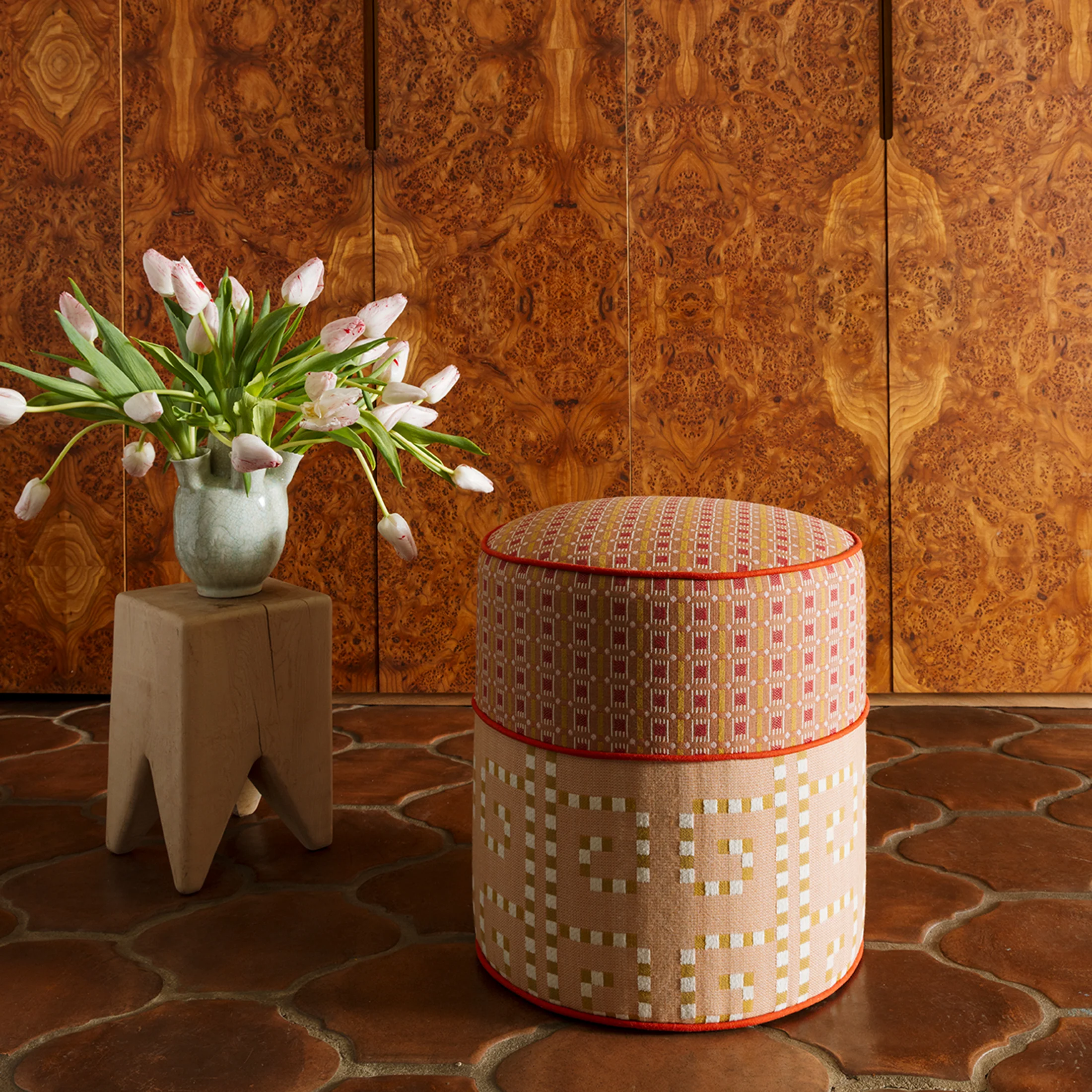 Agnes Fabric | Brick - Image 2