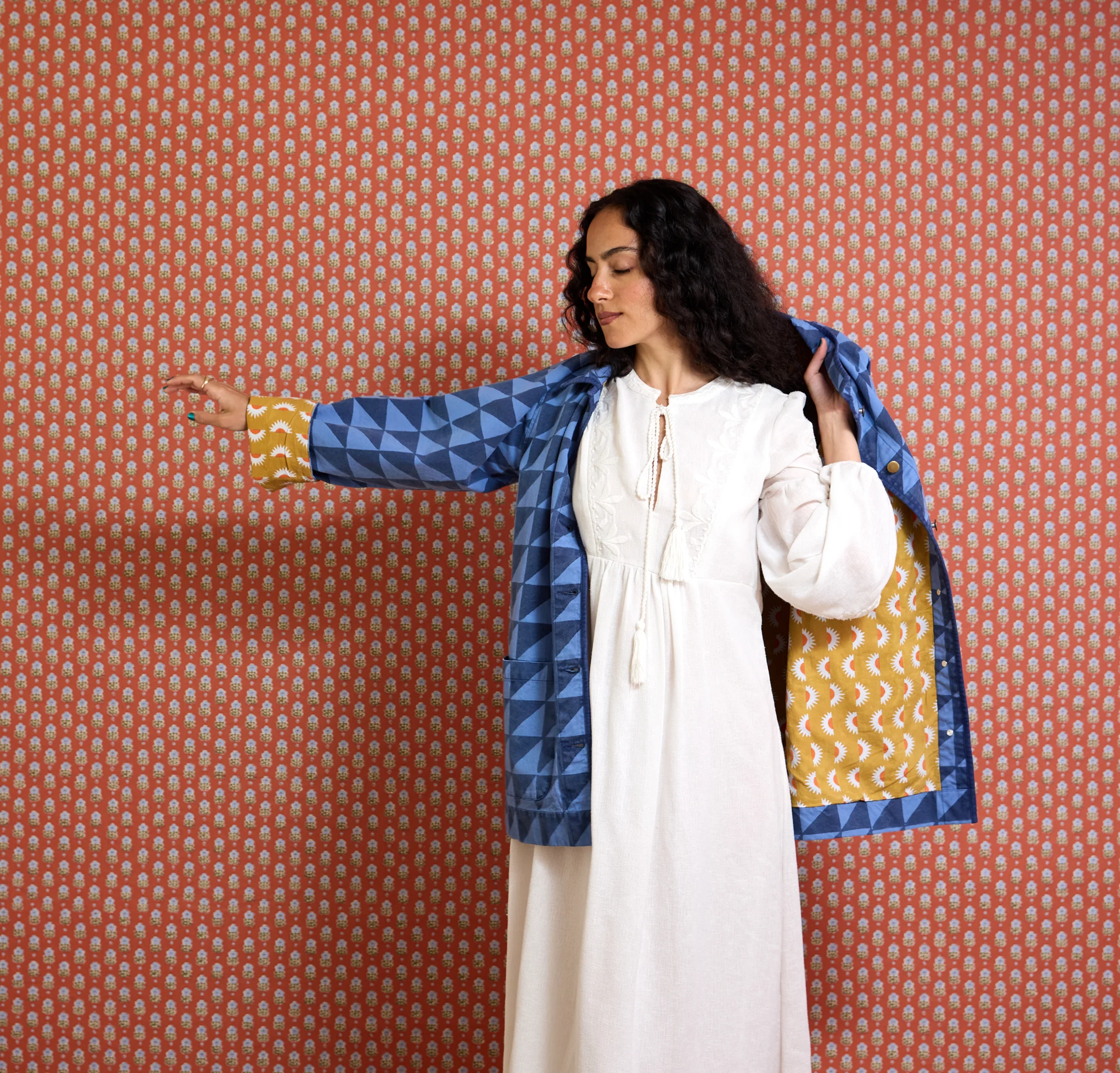 Canyon Jacket | Lapis Check - Image 4