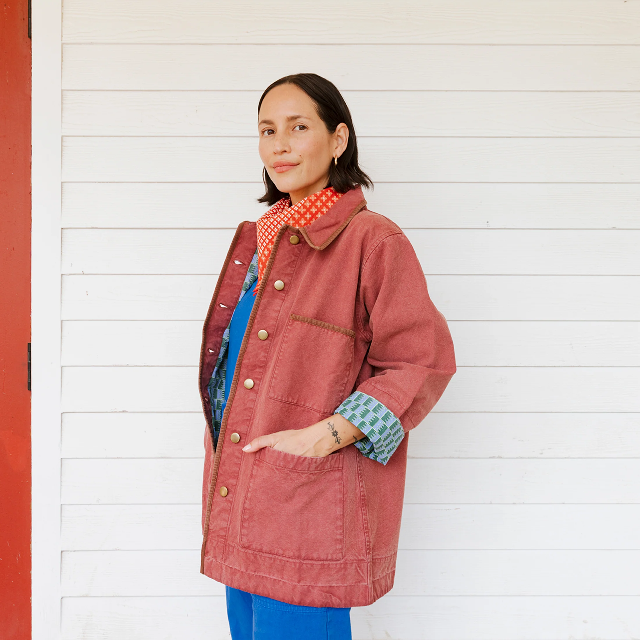 Cranberry Bunchberry Bandana - Image 6