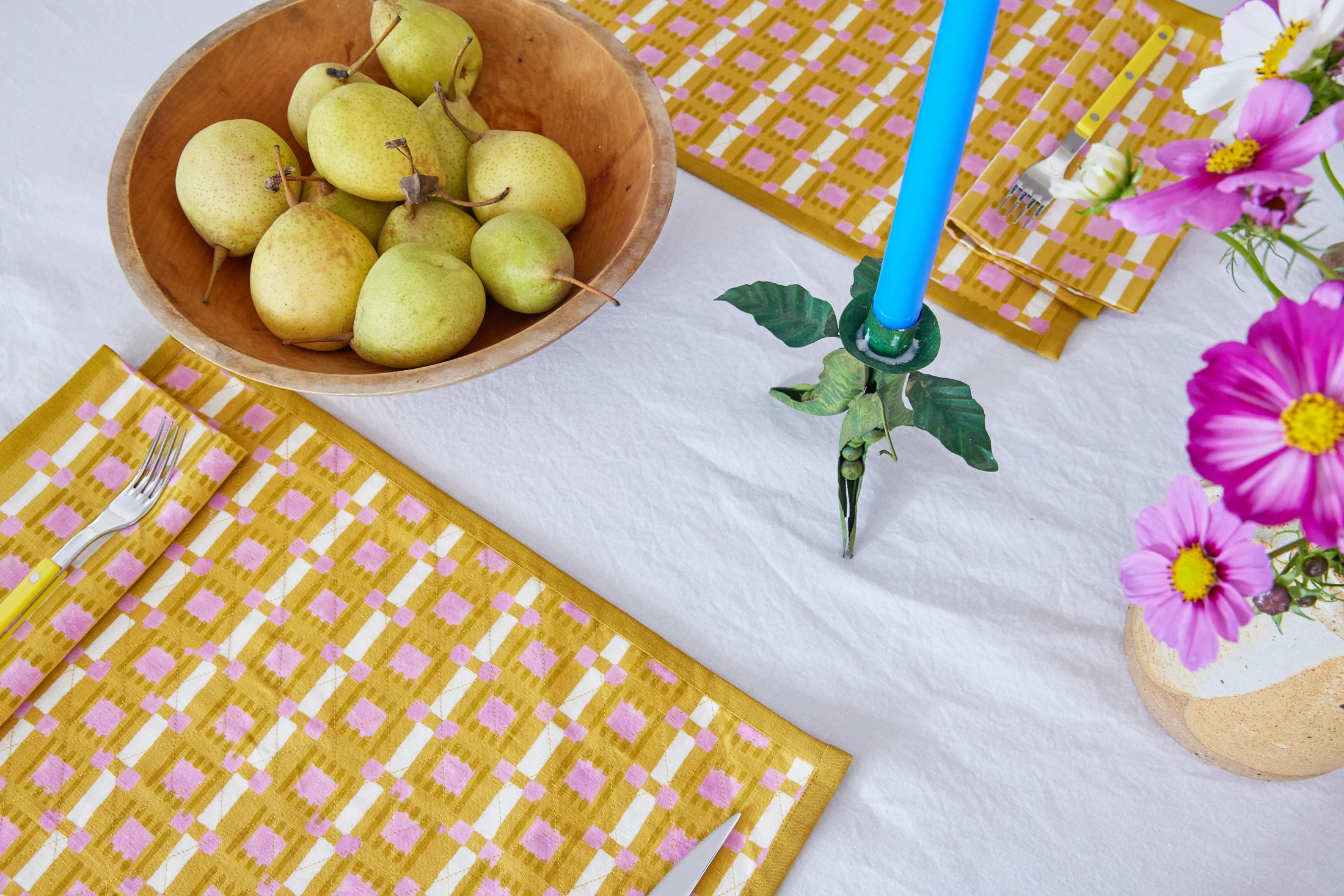 Desert Plaid Napkin - Image 5