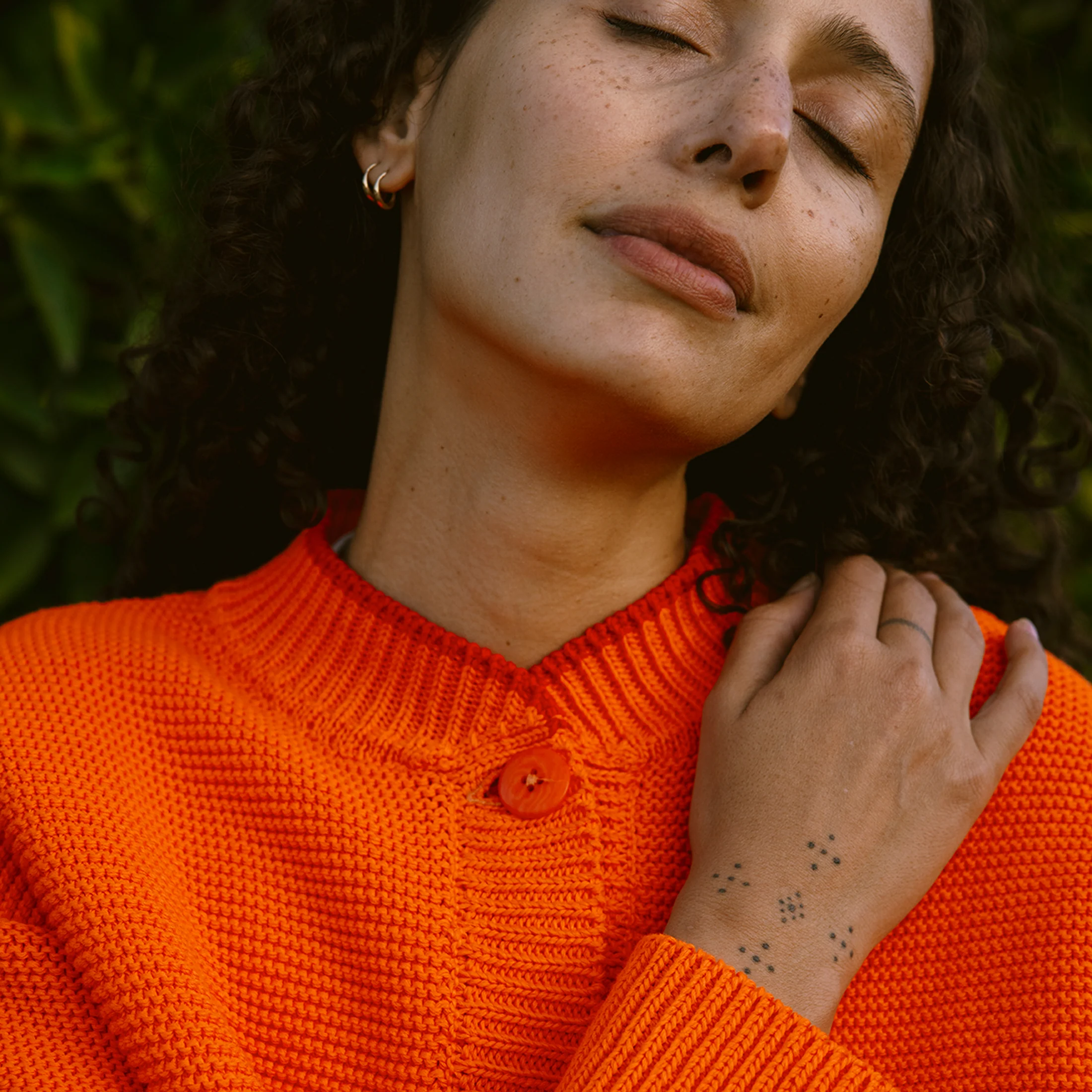 Hilma Cardigan | Tangerine - Image 8