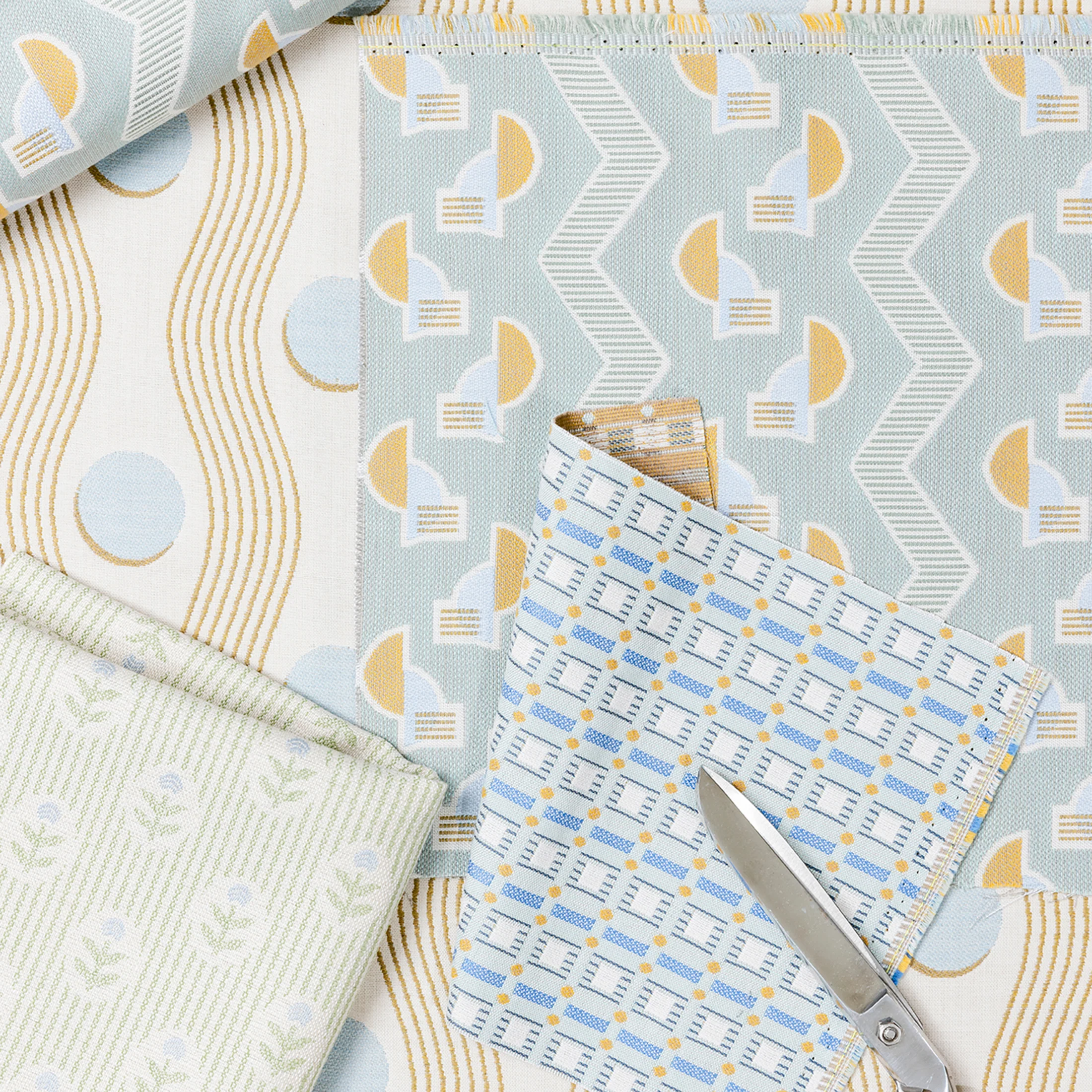 Juggle Fabric Swatch | Cream - Image 7