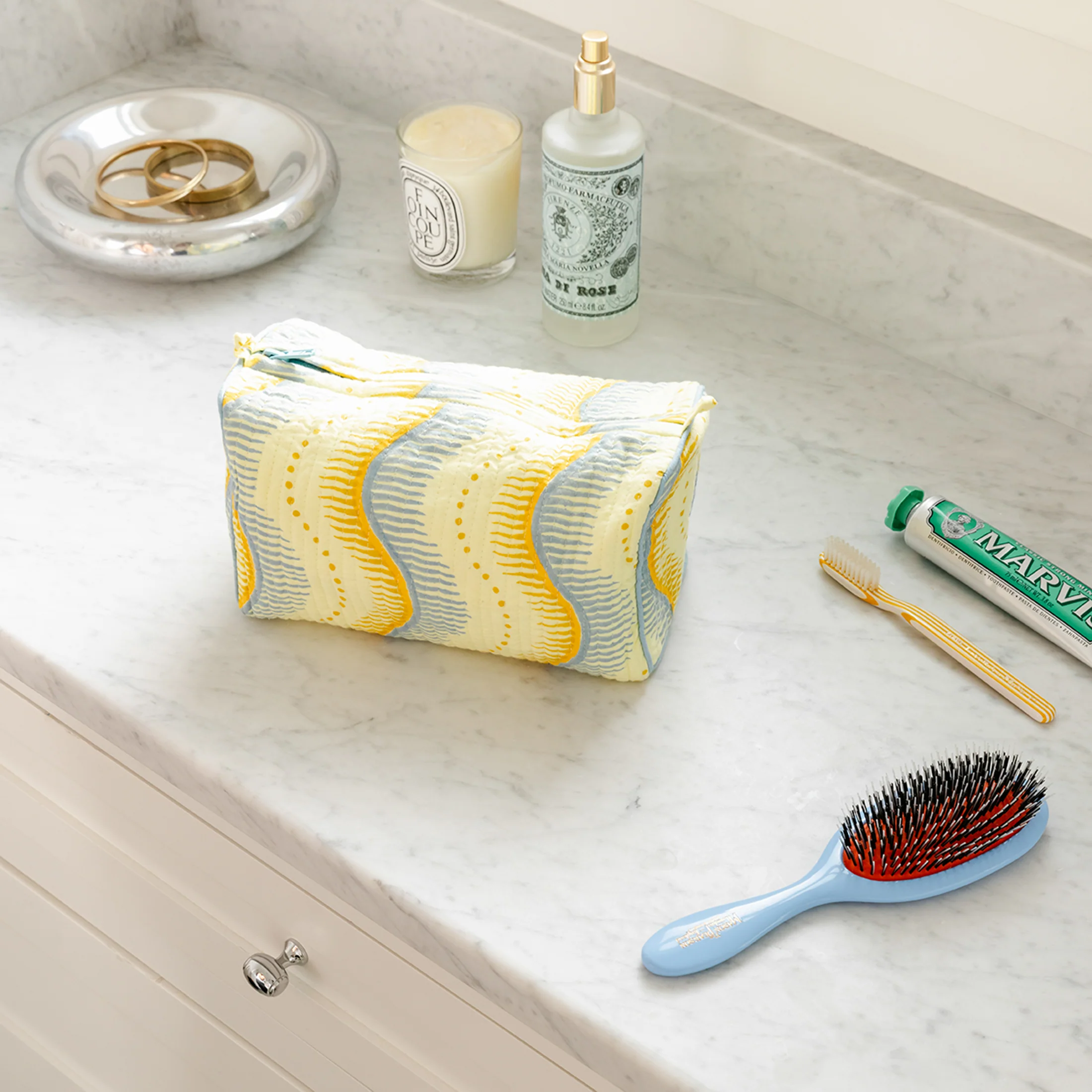Little Zipper Travel Pouch | Lemon - Image 2