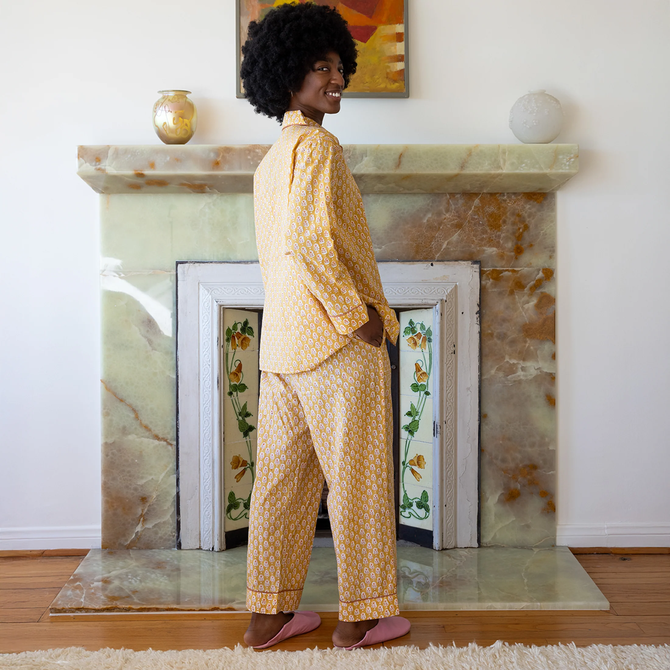 Pajama Set | Ochre - Image 11