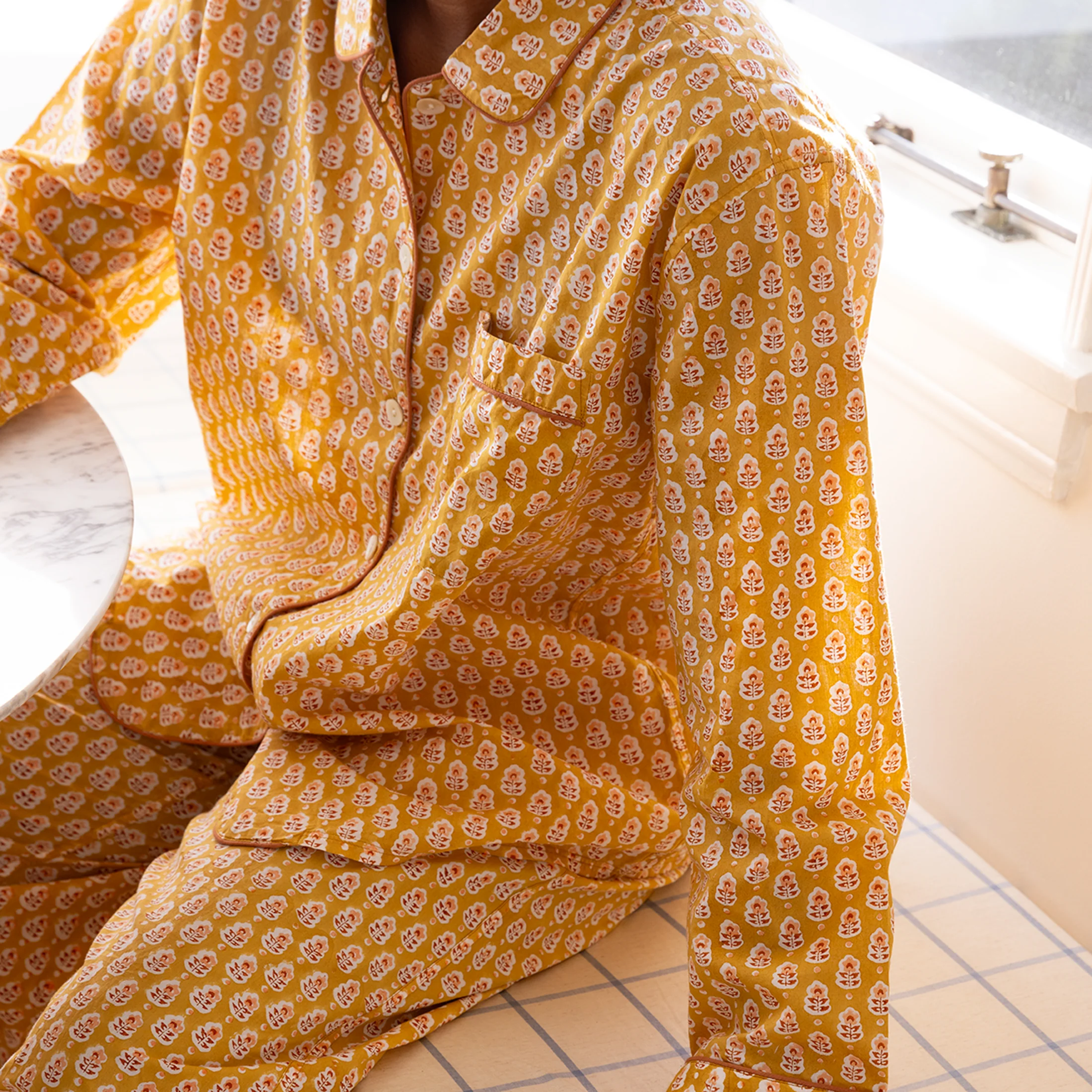 Pajama Set | Ochre - Image 4