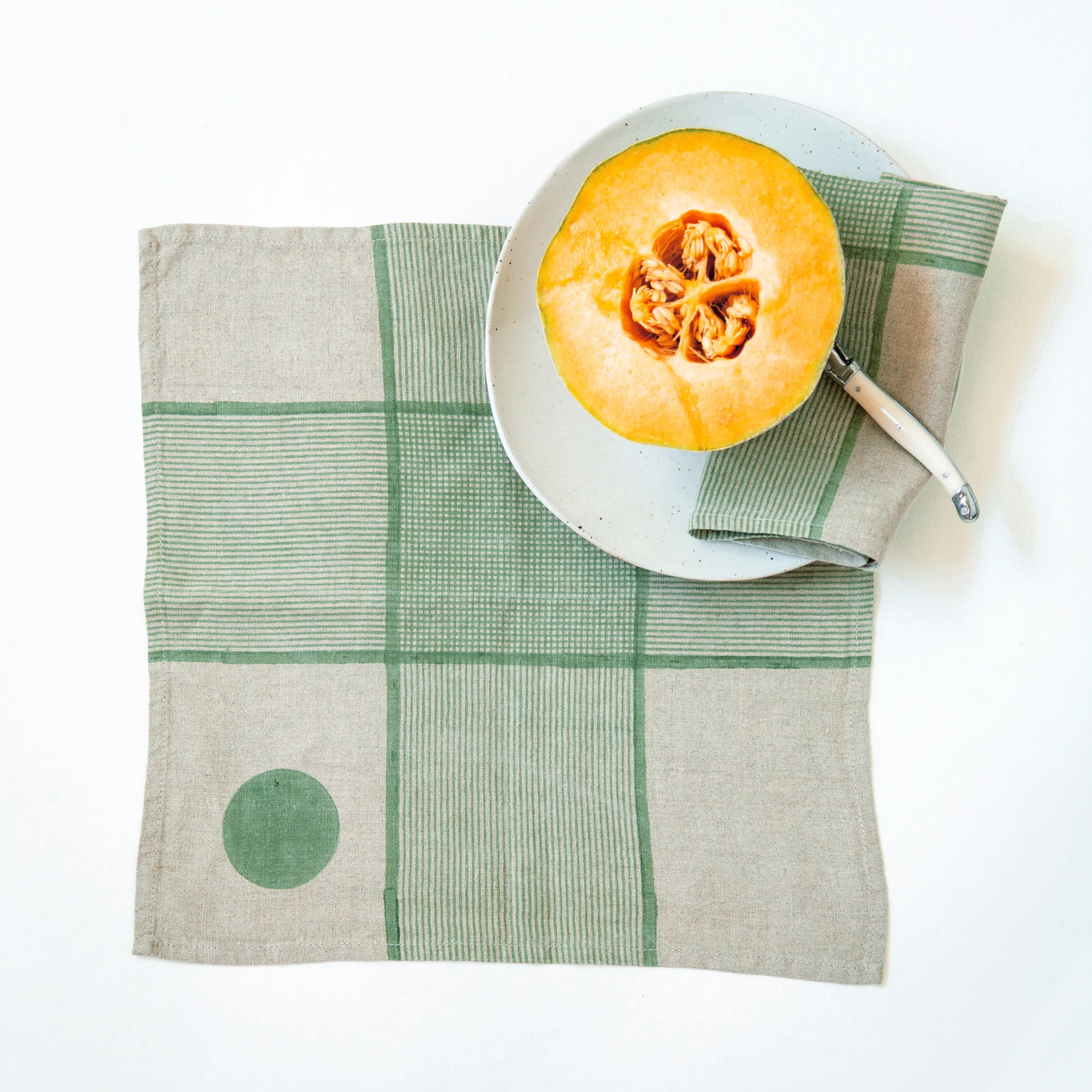 Plaid Napkin | Basil - Image 4