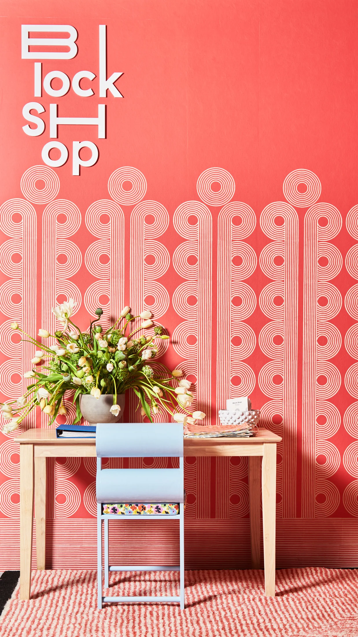Poiret Wallpaper | Garnet - Image 3