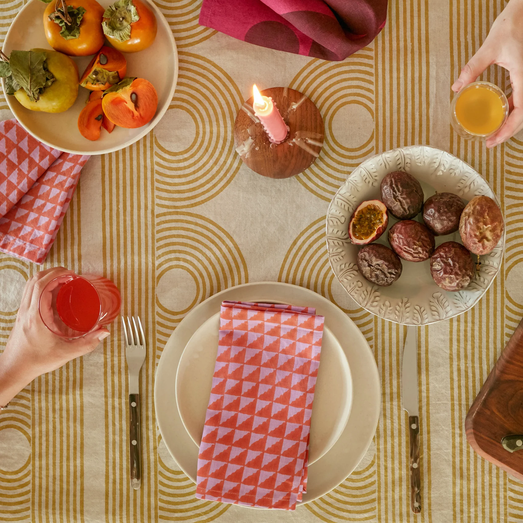 Poiret Tablecloth | Ochre - Image 3
