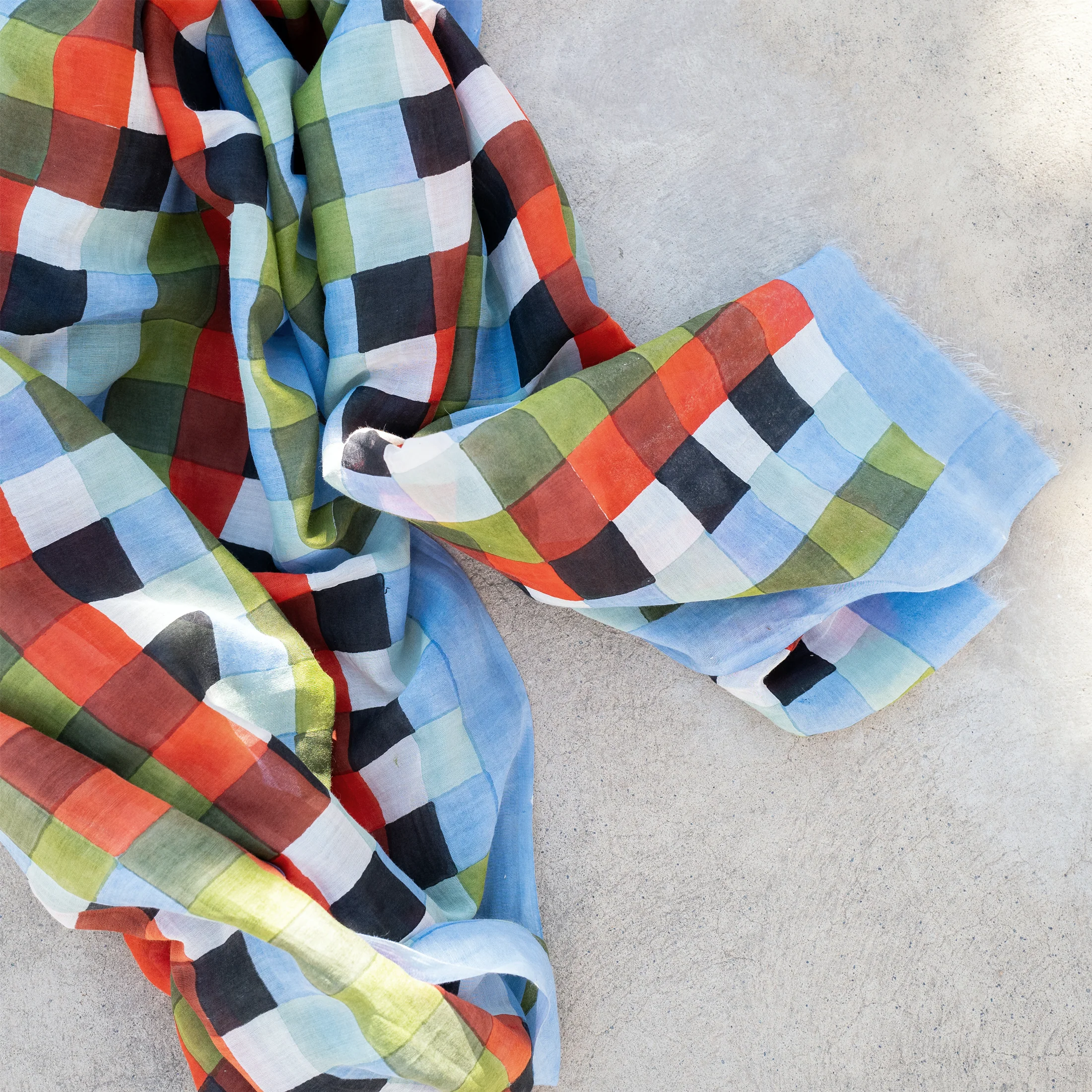 Primary Split Bars Long Scarf - Image 3