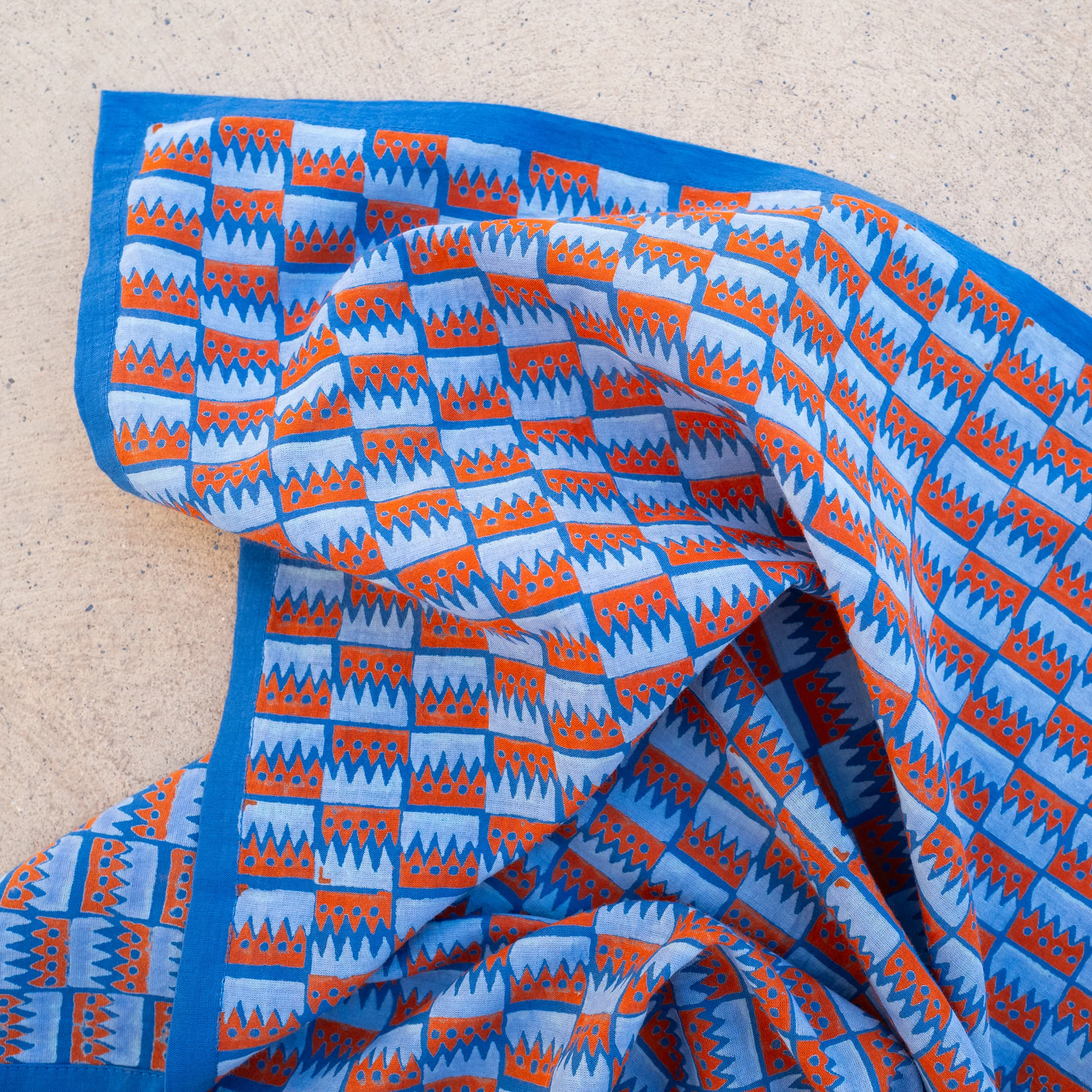 Sapphire Jigsaw Bandana - Image 3