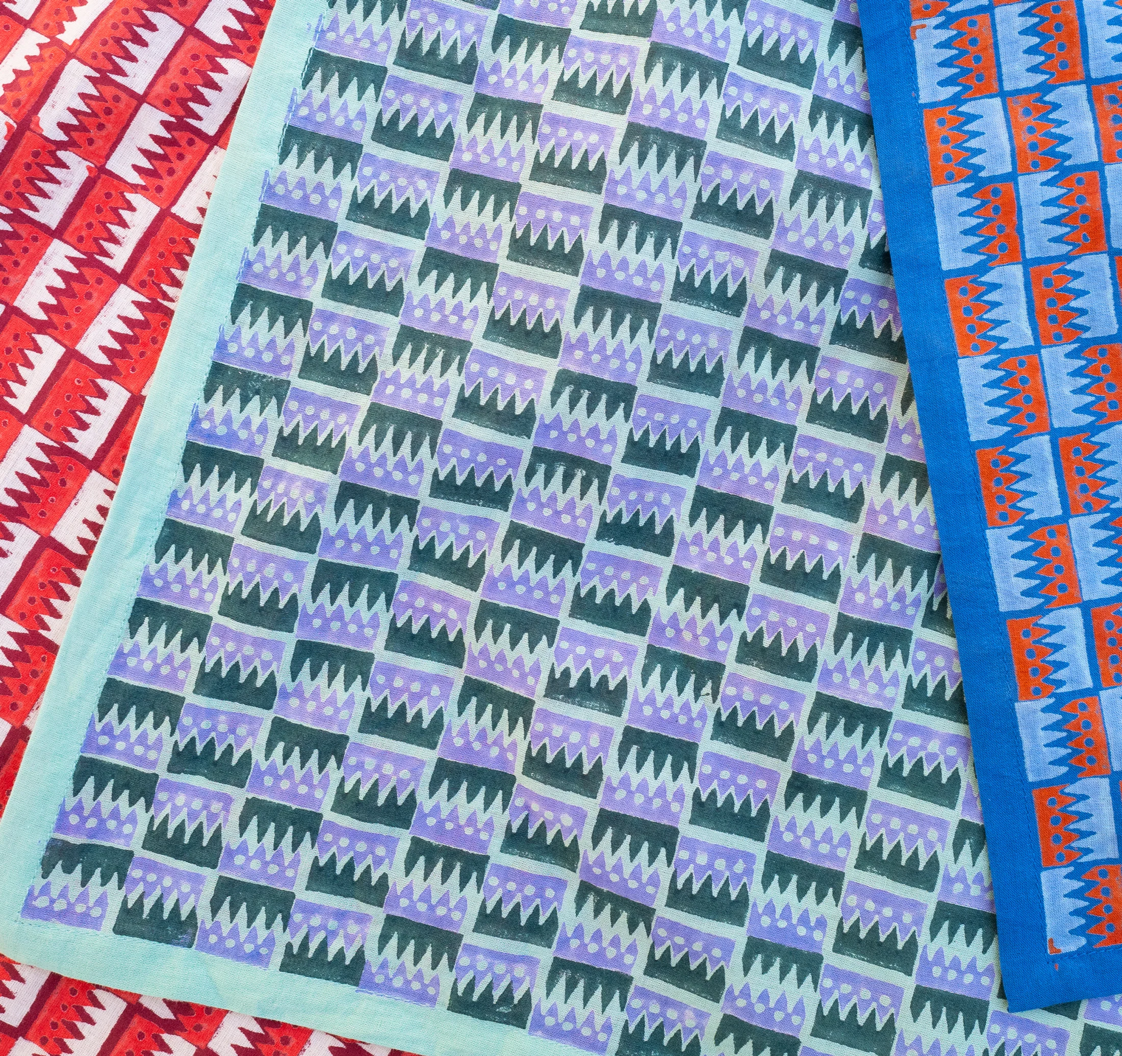 Sapphire Jigsaw Bandana - Image 4