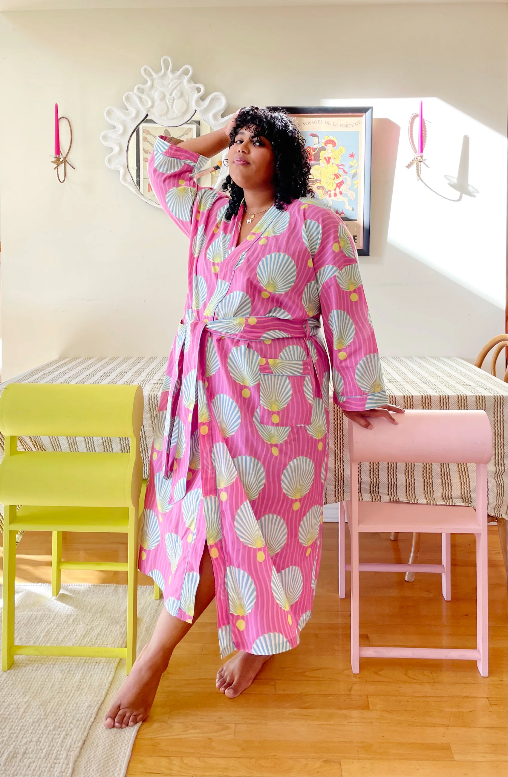 Shells Robe | Magenta - Image 4