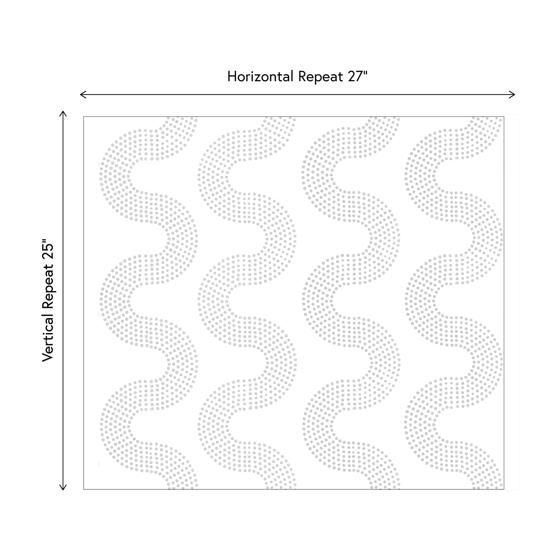 Squiggle Dot Wallpaper | Black & White - Image 3