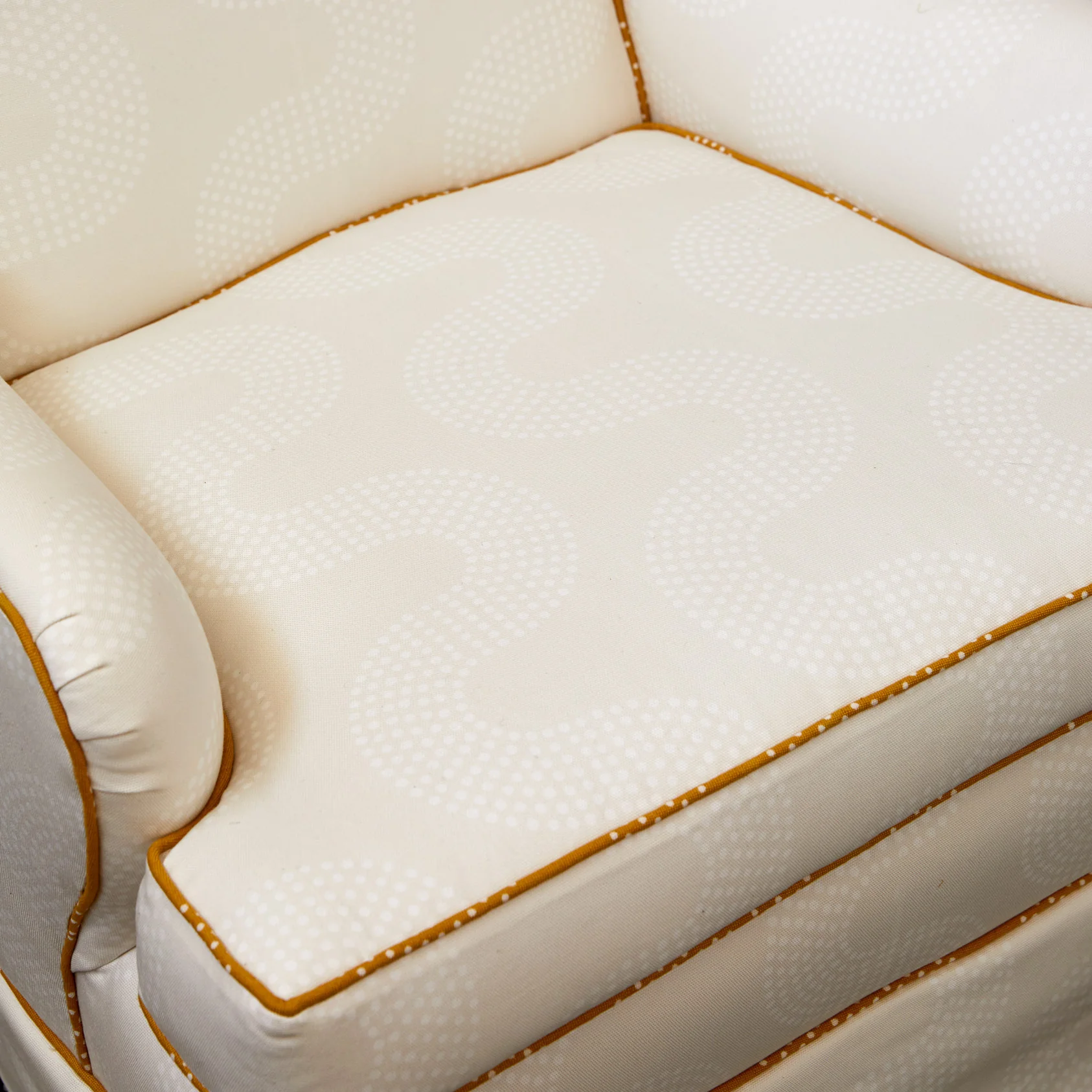 Squiggle Dot Fabric | Oat - Image 3
