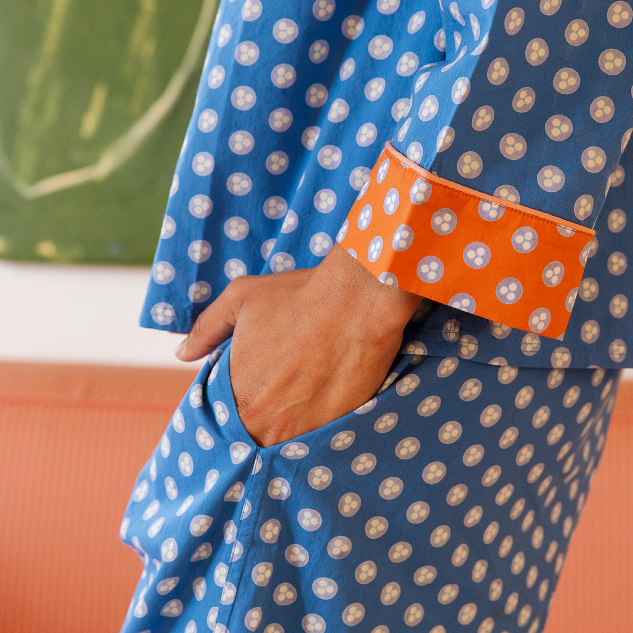 Triple Dot Pajama Set | Royal - Image 6