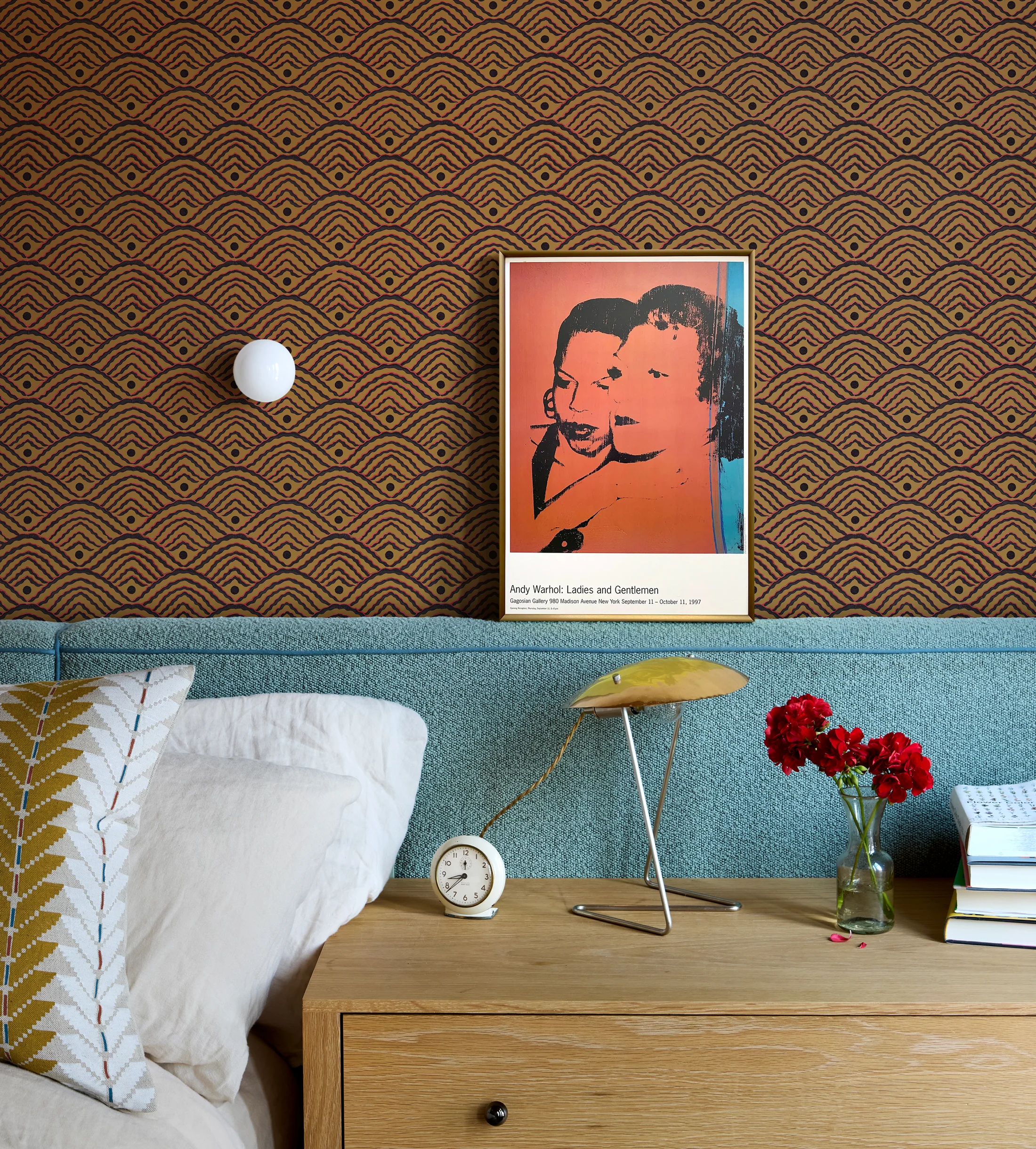 Valley Dot Wallpaper Sample | Russet - Image 2