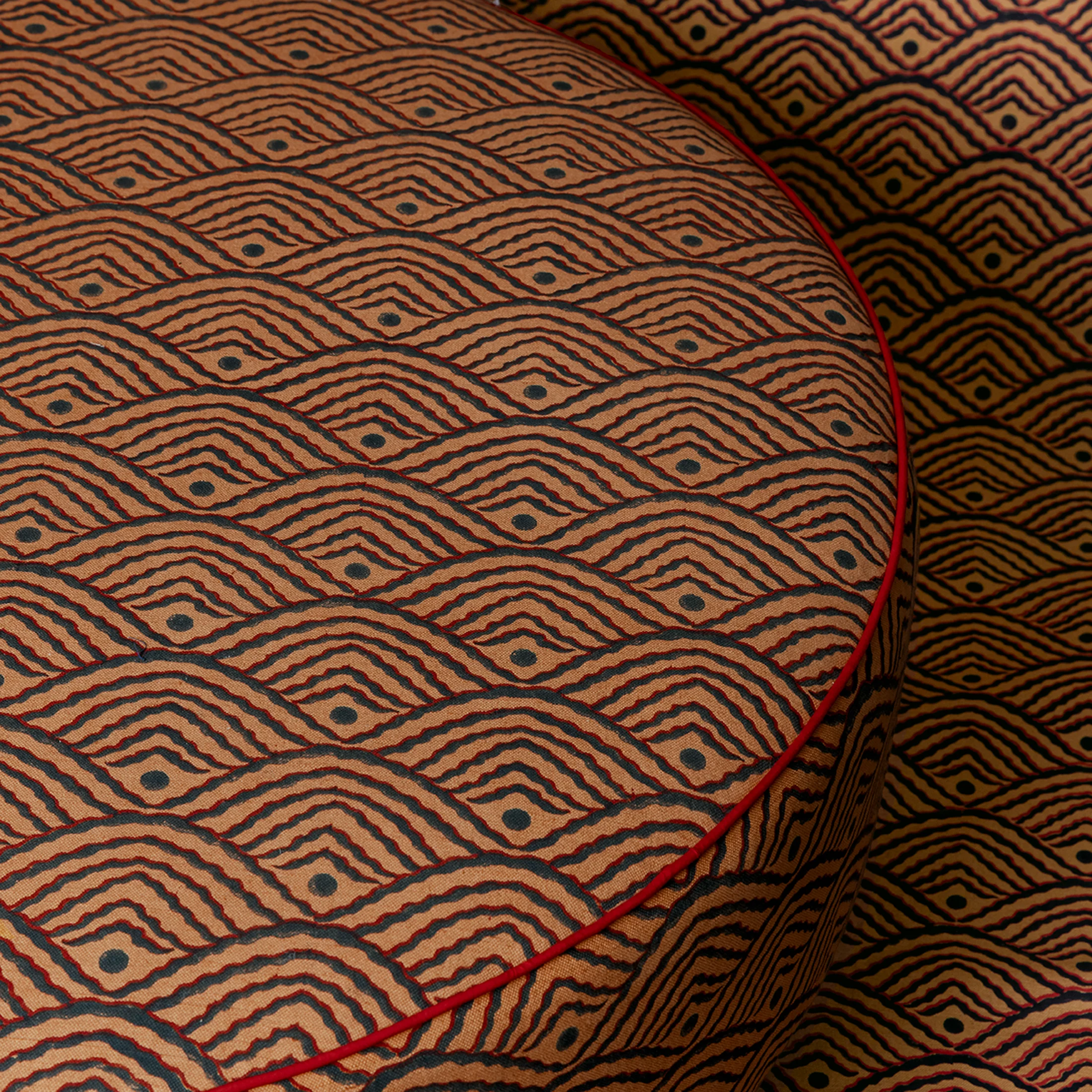Valley Dot Fabric Swatch | Russet - Image 2