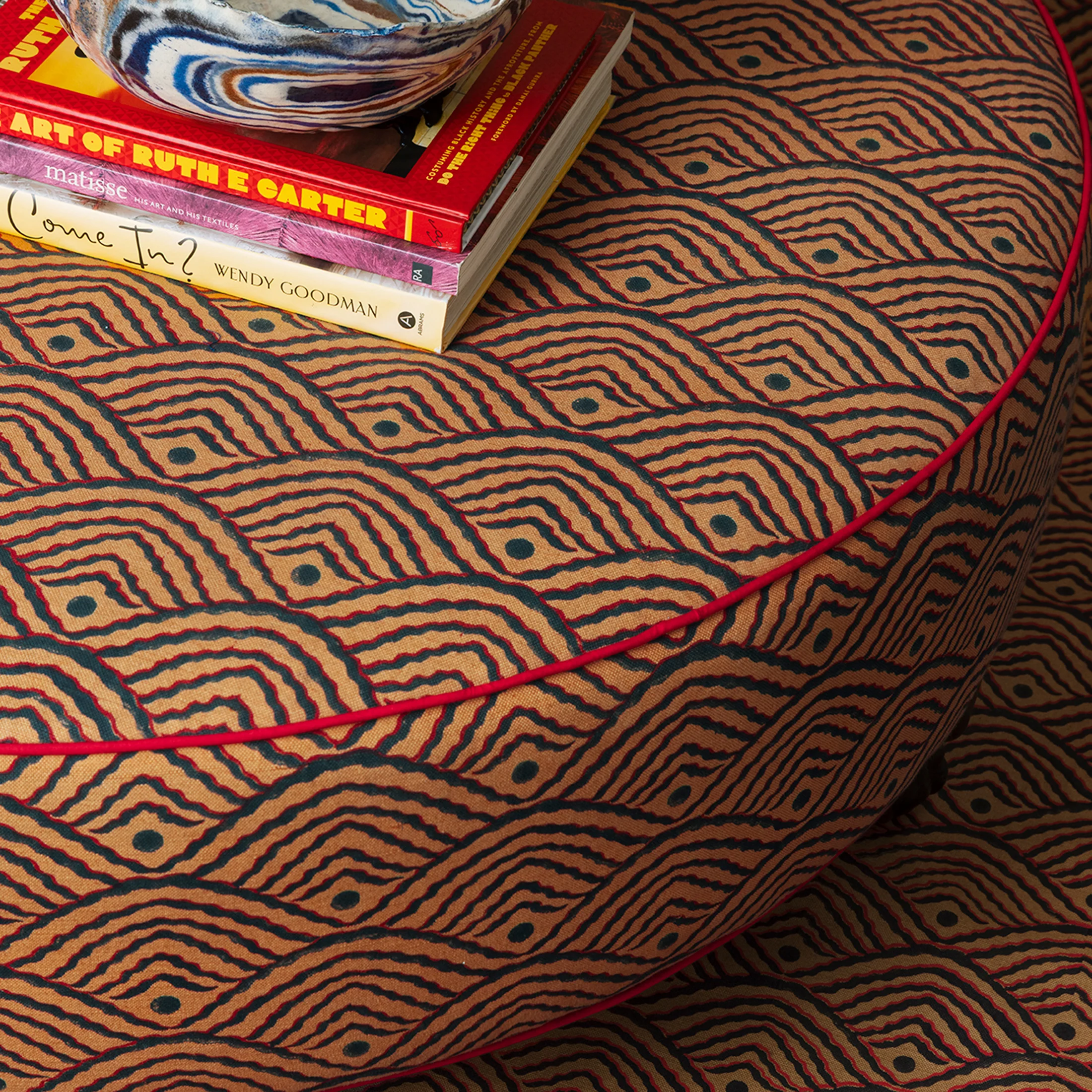 Valley Dot Fabric Swatch | Russet - Image 5